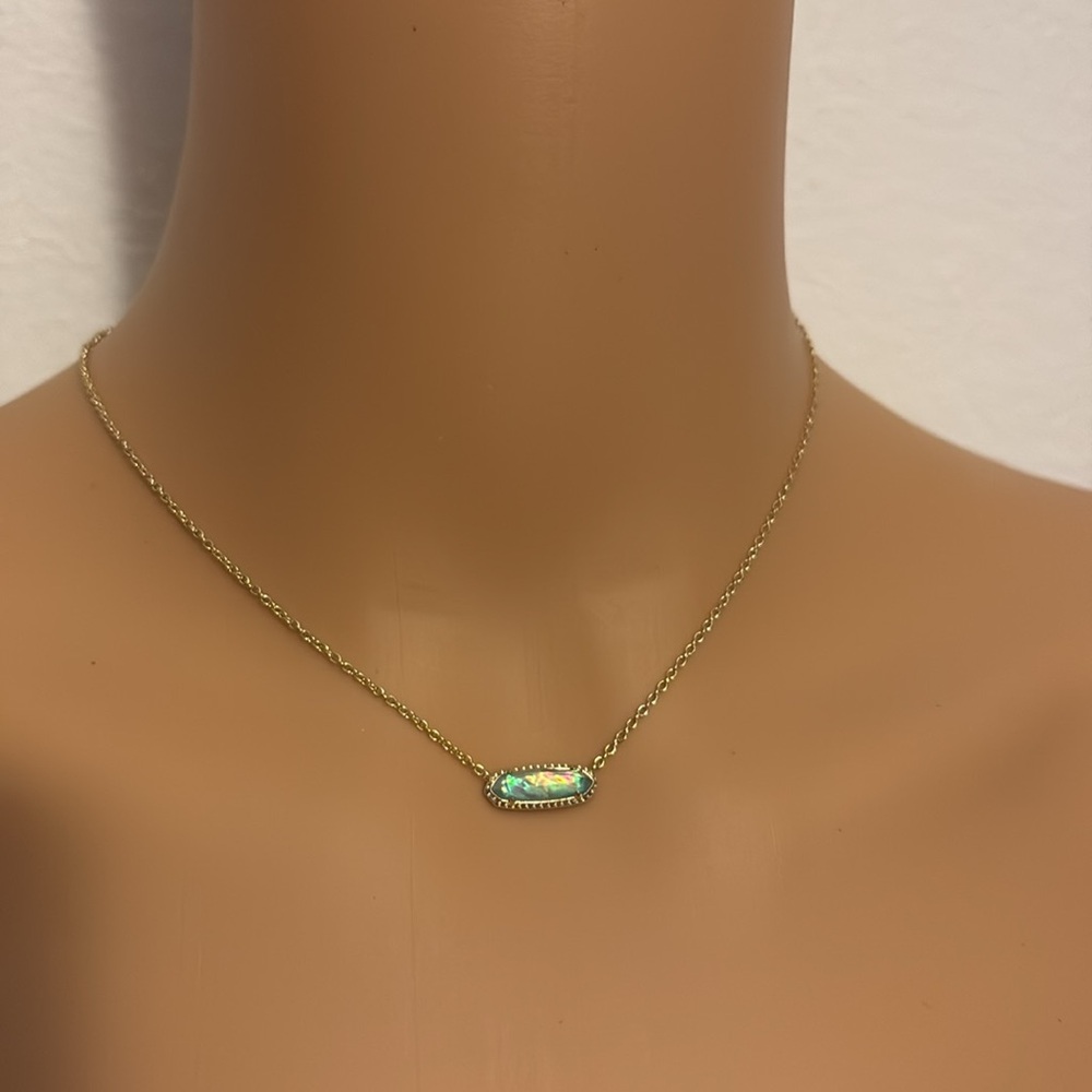Kendra Scott Iridescent Petite Eva necklace in Gold New - Picture 7 of 7